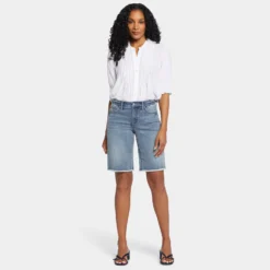 Lilly Denim Shorts - Paddington -Nydj Apparel Shop MATKSH8563 PADD DPA