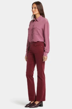 Marilyn Straight Pants - Cranberry Pie -Nydj Apparel Shop MBCRMS2299 CRNPI 5