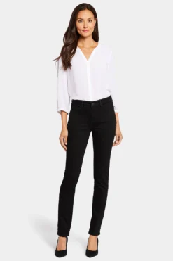 Alina Skinny Jeans - Black -Nydj Apparel Shop MBDMLS2402 858 4