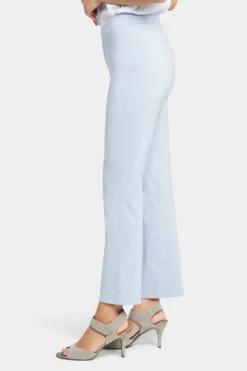 Slim Trouser Ankle Pants - Light Blue Heather 9 Slim Trouser Ankle Pants - Light Blue Heather -Nydj Apparel Shop MBRN8532 LTHTR 3
