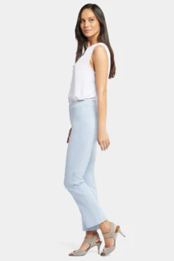Slim Trouser Ankle Pants - Light Blue Heather 11 Slim Trouser Ankle Pants - Light Blue Heather -Nydj Apparel Shop MBRN8532 LTHTR 5