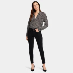 Ami Skinny Jeans - Houndstooth Luxe Burnout -Nydj Apparel Shop MBVDAS8631 HLXBR DPA