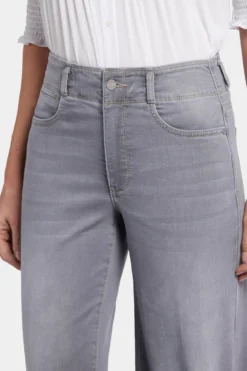 Brigitte Wide Leg Capri Jeans - Rock Sand -Nydj Apparel Shop MCDGCP8612 RKSND 6