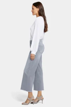 Teresa Wide Leg Ankle Jeans - Rock Sand -Nydj Apparel Shop MCDGKA8928 RKSND 5