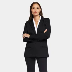 Classic Blazer Jacket - Black -Nydj Apparel Shop MCPP4183 858 DPA