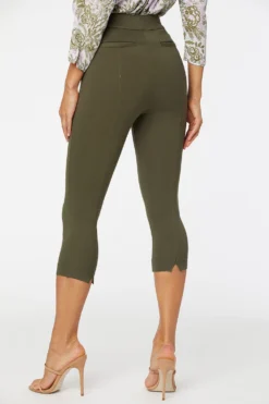 Pull-on Legging Capri Pants - Moss -Nydj Apparel Shop MCPP8233 060 3