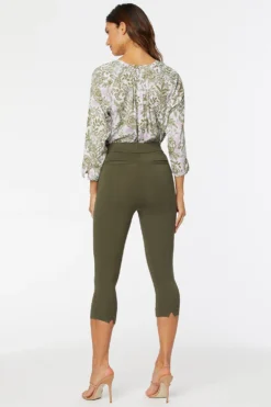 Pull-on Legging Capri Pants - Moss -Nydj Apparel Shop MCPP8233 060 5