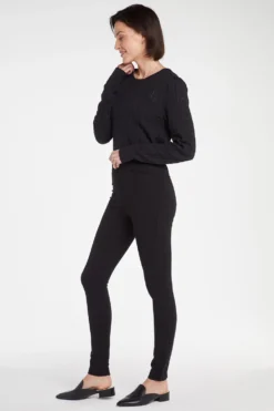 Pull-On Legging Pants - Black -Nydj Apparel Shop MCPP8531 858 5