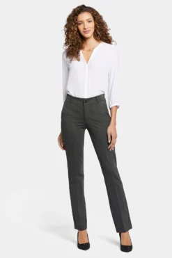 Classic Trouser Pants - Charcoal Heathered -Nydj Apparel Shop MCPP8786 CHARH 4 2ded2e61 fde0 4c94 b792 a64eaf09292a
