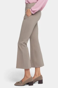 Pull-On Flared Ankle Trouser Pants - Saddlewood 9 Pull-On Flared Ankle Trouser Pants - Saddlewood -Nydj Apparel Shop MCPP8905 SADLW 3