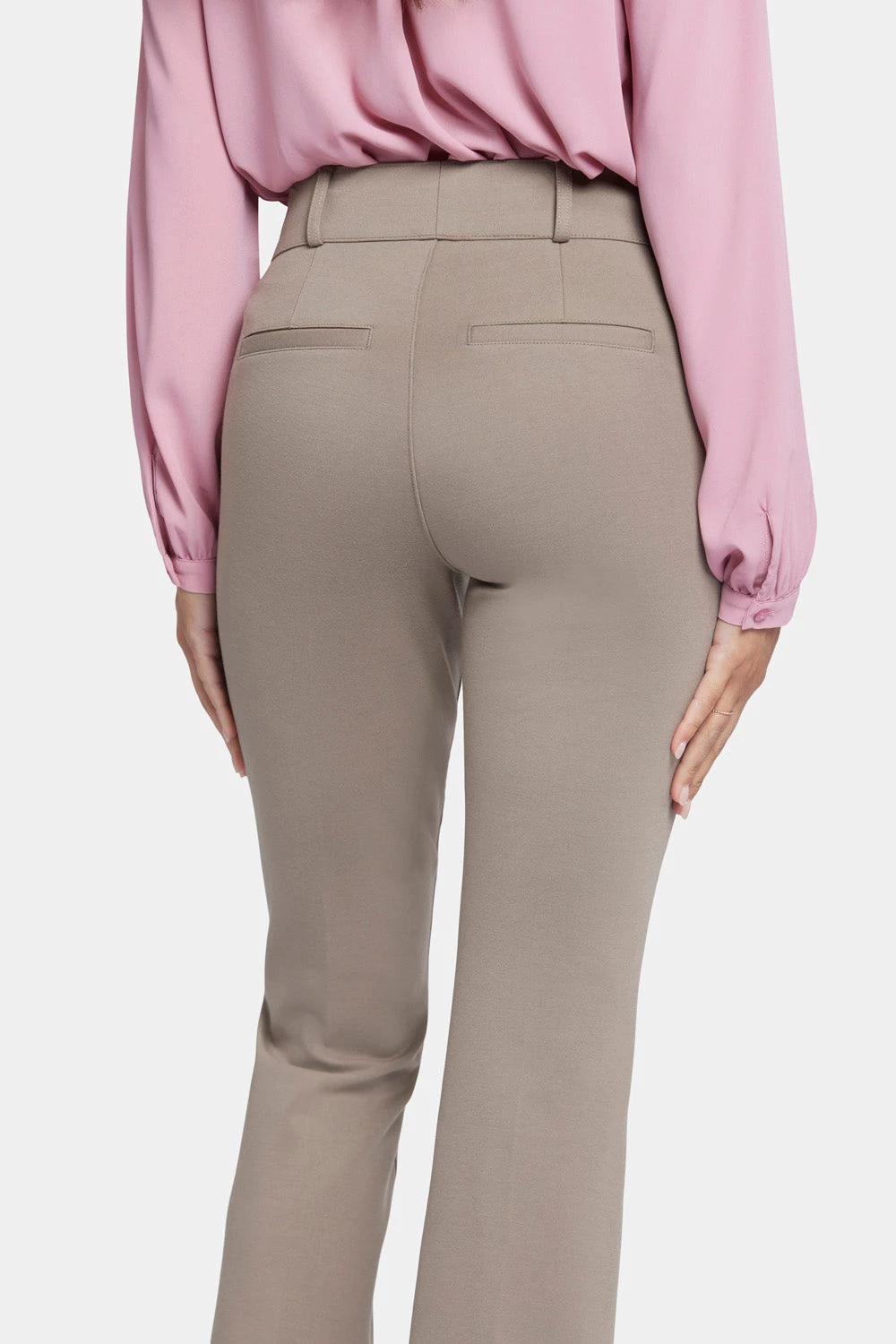 Pull-On Flared Ankle Trouser Pants - Saddlewood 6 Pull-On Flared Ankle Trouser Pants - Saddlewood - Image 6