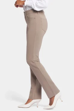 Marilyn Straight Pants - Saddlewood -Nydj Apparel Shop MCPPMS2299 SADLW 3