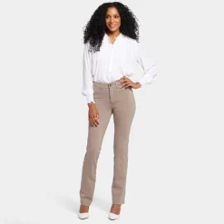 Marilyn Straight Pants - Saddlewood -Nydj Apparel Shop MCPPMS2299 SADLW DPA