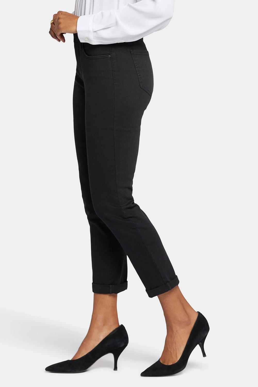 Margot Girlfriend Jeans - Black 3 Margot Girlfriend Jeans - Black - Image 3