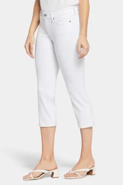 Chloe Skinny Capri Jeans - Optic White -Nydj Apparel Shop MCWDCP2829 157 3