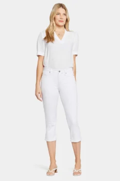Chloe Skinny Capri Jeans - Optic White -Nydj Apparel Shop MCWDCP2829 157 4