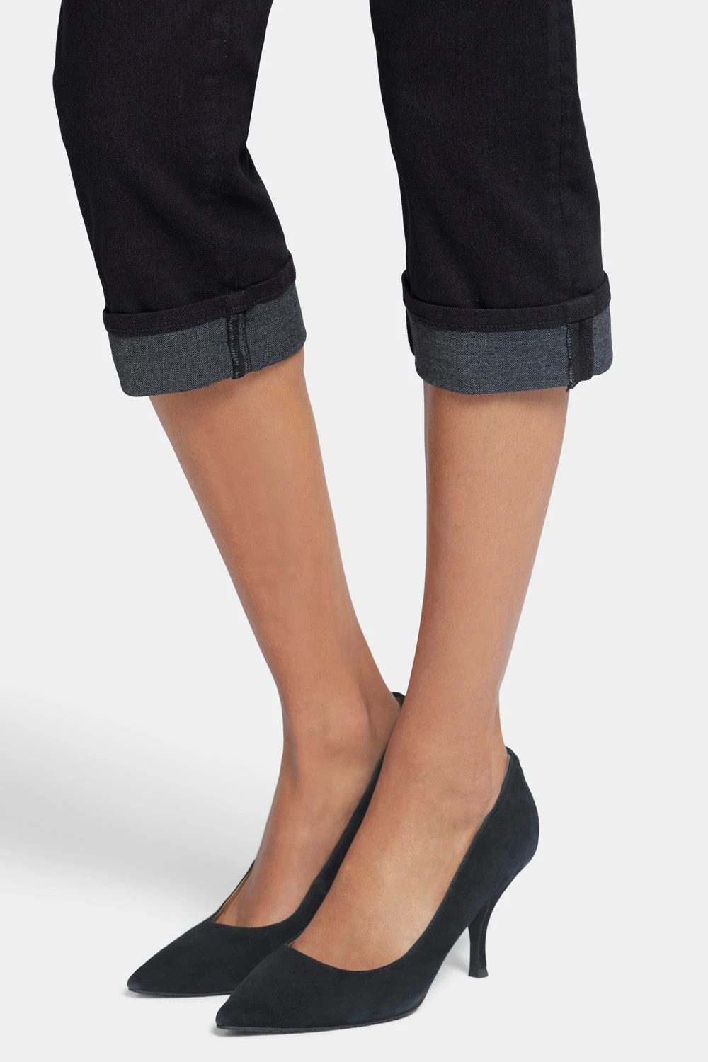 Marilyn Straight Crop Jeans - Black 6 Marilyn Straight Crop Jeans - Black - Image 6