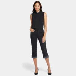Marilyn Straight Crop Jeans - Black 13 Marilyn Straight Crop Jeans - Black -Nydj Apparel Shop MCWDCR2389 858 DPA