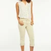 Marilyn Straight Crop Jeans - Butter
