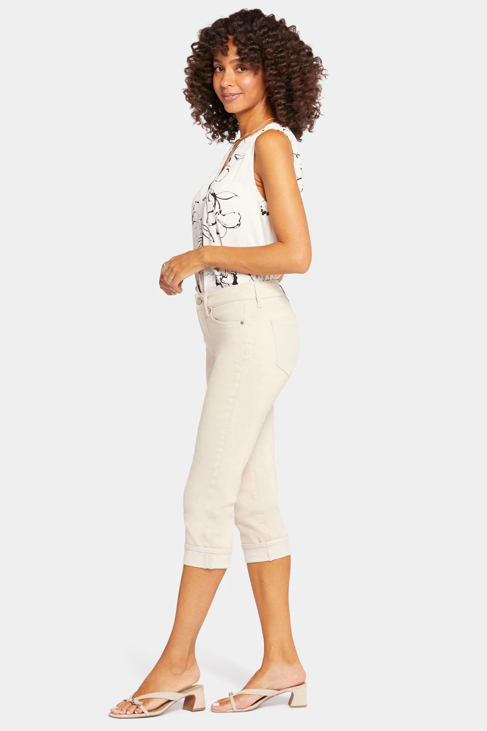 Marilyn Straight Crop Jeans - Feather 5 Marilyn Straight Crop Jeans - Feather - Image 5