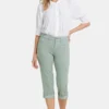 Marilyn Straight Crop Jeans - Lily Pad