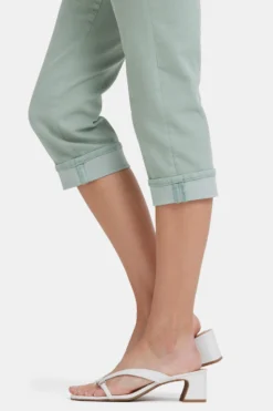 Marilyn Straight Crop Jeans - Lily Pad -Nydj Apparel Shop MCWDCR2389 LLYPD 6