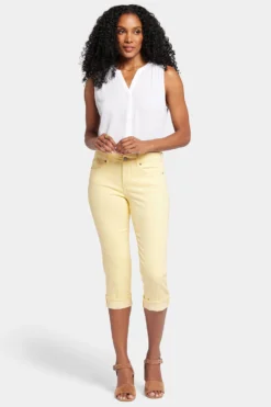Marilyn Straight Crop Jeans - Mimosa