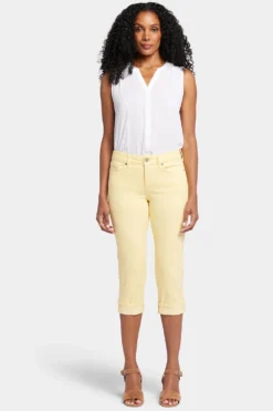 Marilyn Straight Crop Jeans - Mimosa -Nydj Apparel Shop MCWDCR2389 MIMSA 4