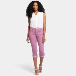 Marilyn Straight Crop Jeans - Mauve Haze 13 Marilyn Straight Crop Jeans - Mauve Haze -Nydj Apparel Shop MCWDCR2389 MVHZE DPA