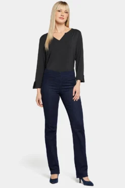Marilyn Straight Pull-On Jeans - Rinse -Nydj Apparel Shop MDNMMS2665 RINSE 4 5c40f957 6fa1 49a0 a944 474df825e4c3