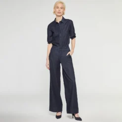 Mona Wide Leg Trouser Jeans - Lightweight Rinse -Nydj Apparel Shop MDTF8616 LWRS DPA