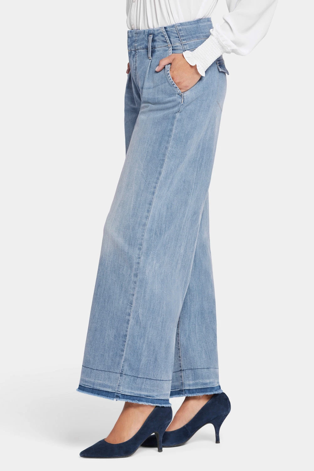 Mona Wide Leg Trouser Jeans - State 3 Mona Wide Leg Trouser Jeans - State - Image 3
