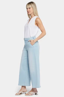Mona Wide Leg Trouser Ankle Jeans - Oceanfront -Nydj Apparel Shop MDTF8908 OFRNT 5