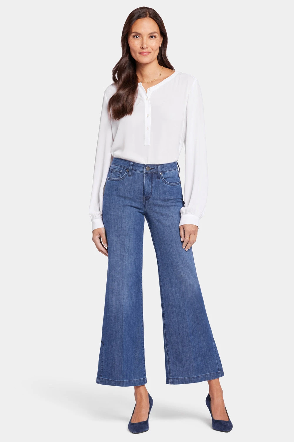 Teresa Wide Leg Ankle Jeans - Elegance 4 Teresa Wide Leg Ankle Jeans - Elegance - Image 4