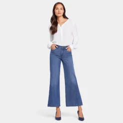 Teresa Wide Leg Ankle Jeans - Elegance 13 Teresa Wide Leg Ankle Jeans - Elegance -Nydj Apparel Shop MDTFKA8795 ELGNC DPA