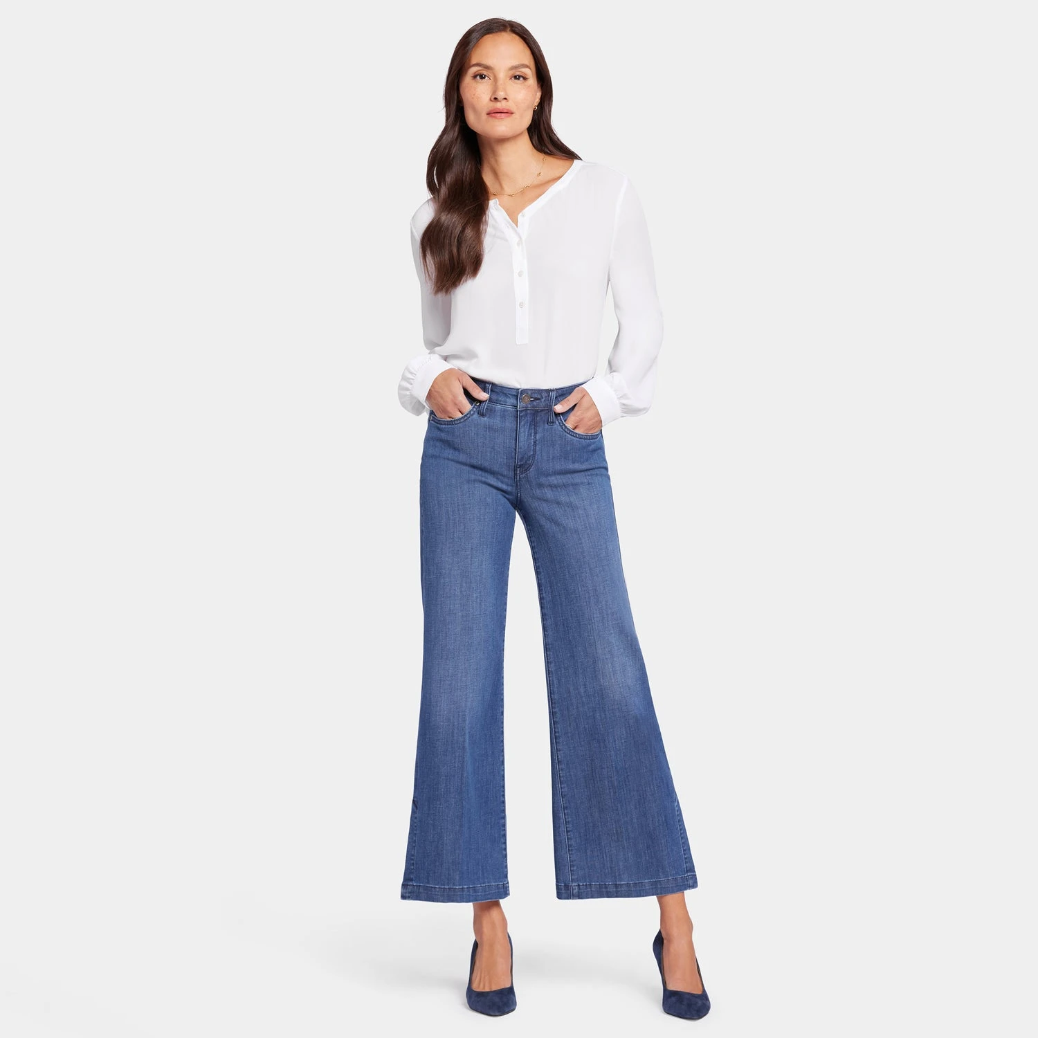 Teresa Wide Leg Ankle Jeans - Elegance 7 Teresa Wide Leg Ankle Jeans - Elegance - Image 7