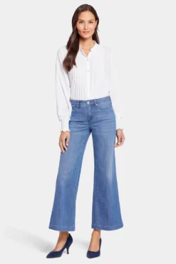 Teresa Wide Leg Ankle Jeans - Stunning