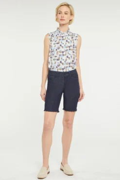 Ella Denim Shorts - Lightweight Rinse -Nydj Apparel Shop MDTFSH8180 LWRS 4
