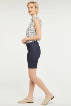 Ella Denim Shorts - Lightweight Rinse -Nydj Apparel Shop MDTFSH8180 LWRS 6