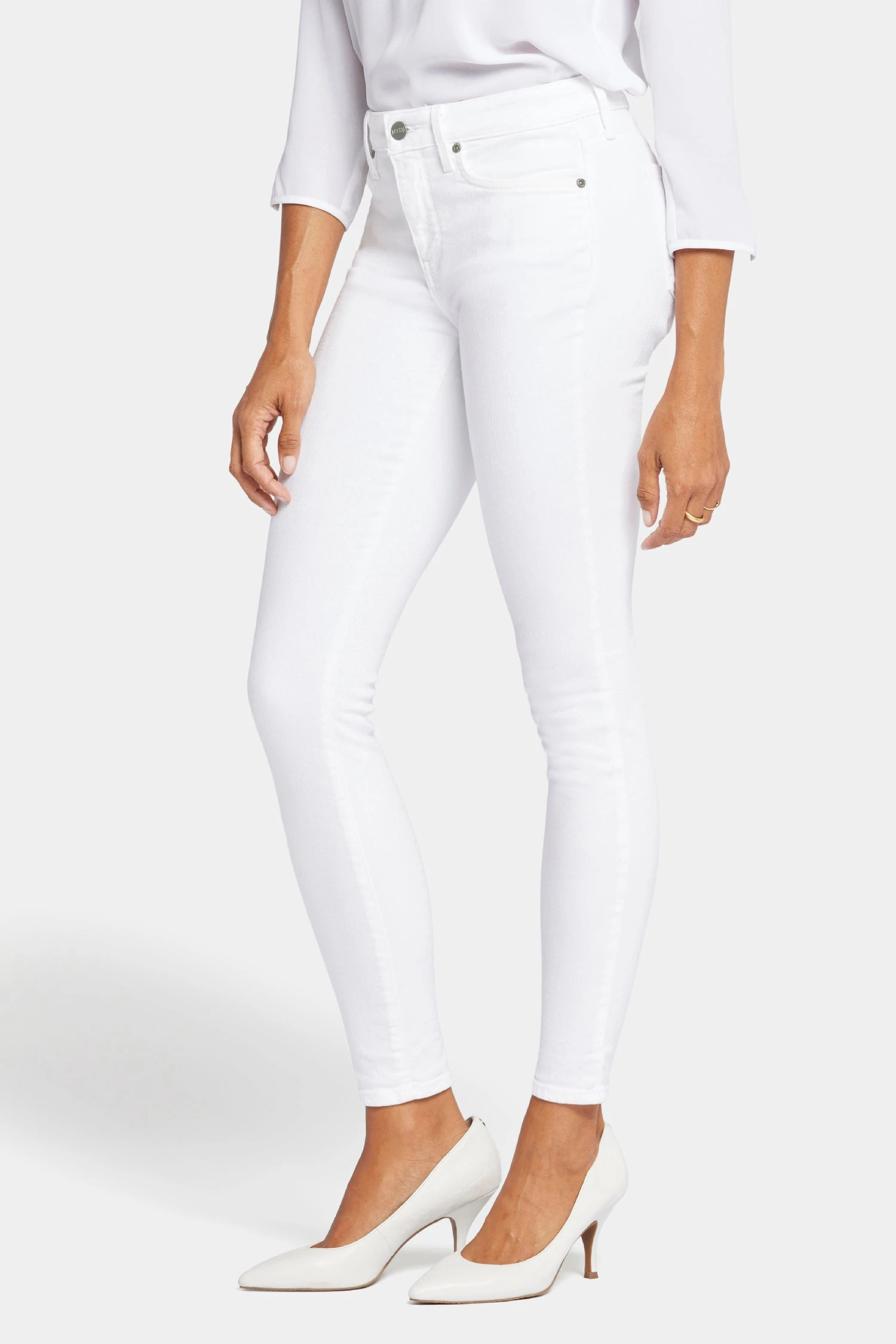 Ami Skinny Jeans - Optic White 3 Ami Skinny Jeans - Optic White - Image 3