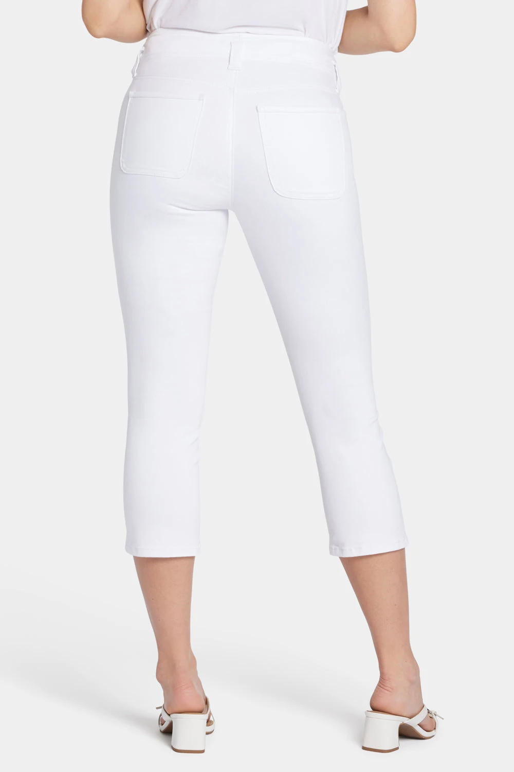 Ami Skinny Capri Jeans - Optic White 2 Ami Skinny Capri Jeans - Optic White - Image 2