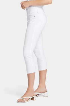 Ami Skinny Capri Jeans - Optic White 9 Ami Skinny Capri Jeans - Optic White -Nydj Apparel Shop MFOS8116 157 3