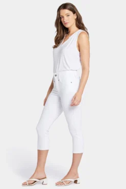 Ami Skinny Capri Jeans - Optic White 11 Ami Skinny Capri Jeans - Optic White -Nydj Apparel Shop MFOS8116 157 5
