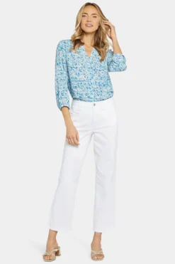Bailey Relaxed Straight Ankle Jeans - Optic White -Nydj Apparel Shop MFOS8301 157 4