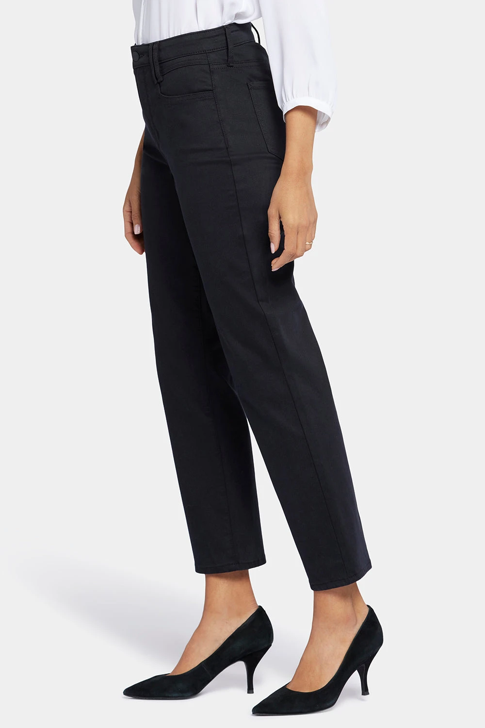 Bailey Relaxed Straight Ankle Jeans - Black 3 Bailey Relaxed Straight Ankle Jeans - Black - Image 3
