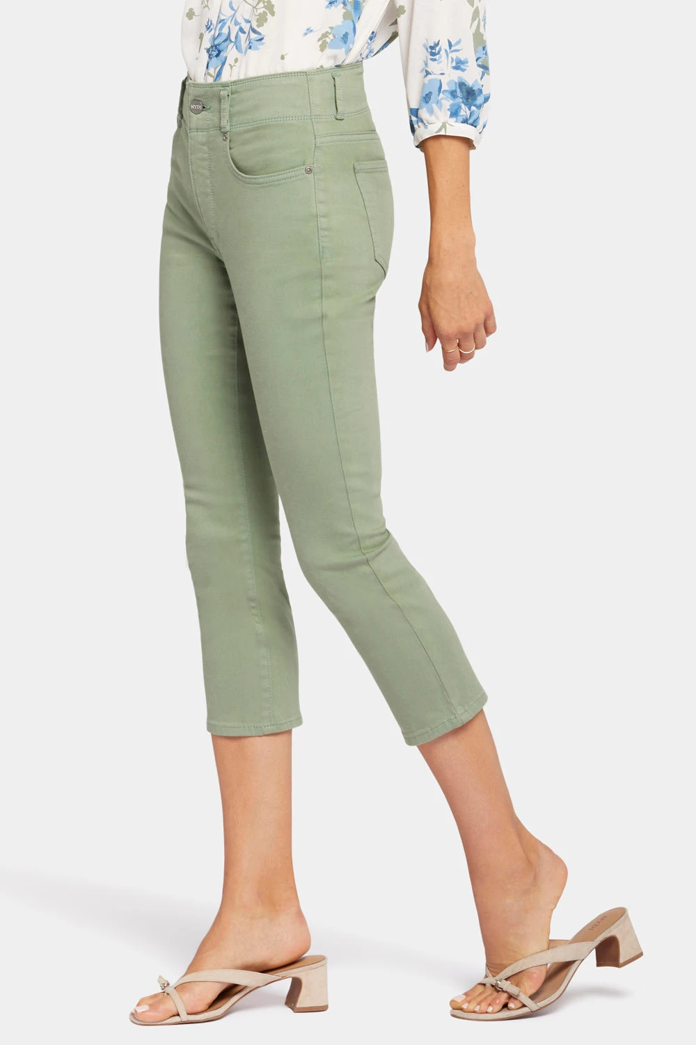 Ami Skinny Capri Jeans - English Ivy 3 Ami Skinny Capri Jeans - English Ivy - Image 3