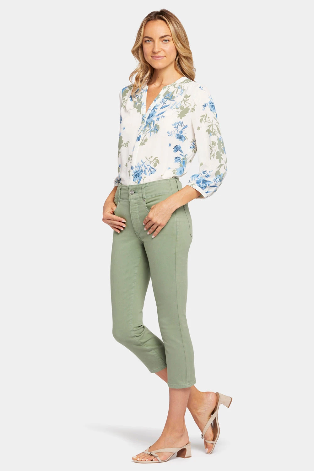 Ami Skinny Capri Jeans - English Ivy 5 Ami Skinny Capri Jeans - English Ivy - Image 5