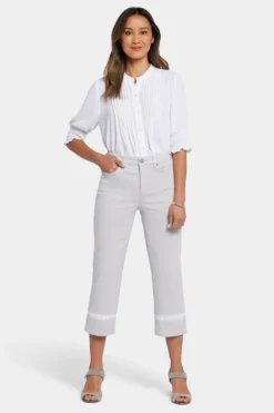 Joni Relaxed Capri Jeans - Misty Tie Dye