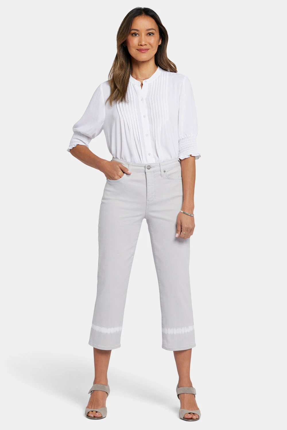 Joni Relaxed Capri Jeans - Misty Tie Dye 1 Joni Relaxed Capri Jeans - Misty Tie Dye