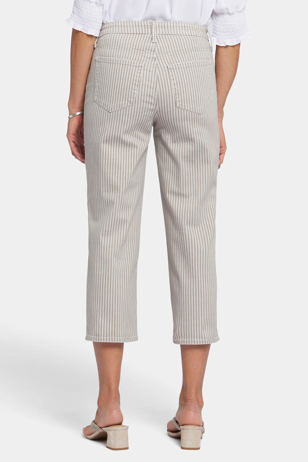 Joni Relaxed Capri Jeans - Sandbar Stripe 2 Joni Relaxed Capri Jeans - Sandbar Stripe - Image 2